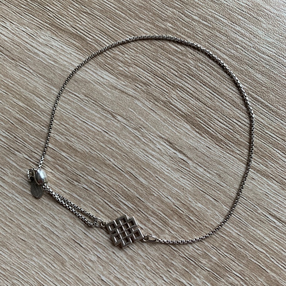 Alex and Ani Endless Knot Pull Chain Bracelet